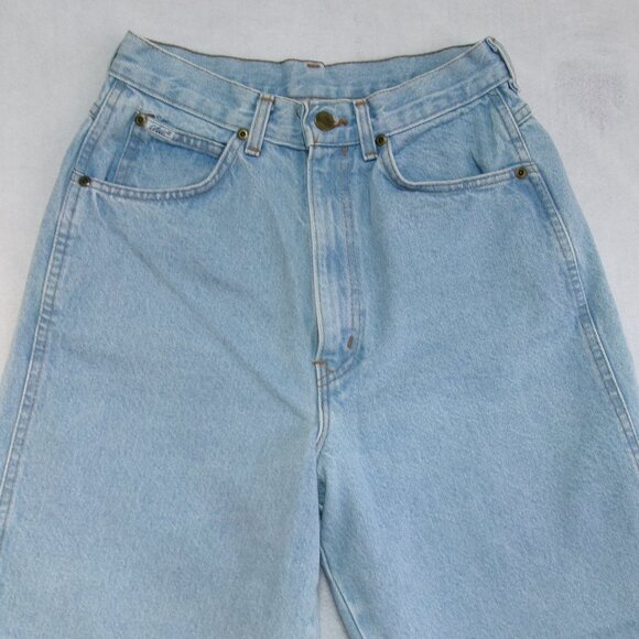 Vintage 80s Chic Jeans Light Wash Denim 5-Pocket Sz 8 Tall - Picture 2 of 7